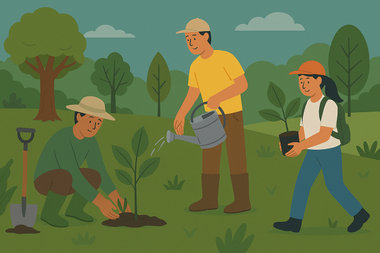 Restauración Forestal en Puerto López (174 ha)